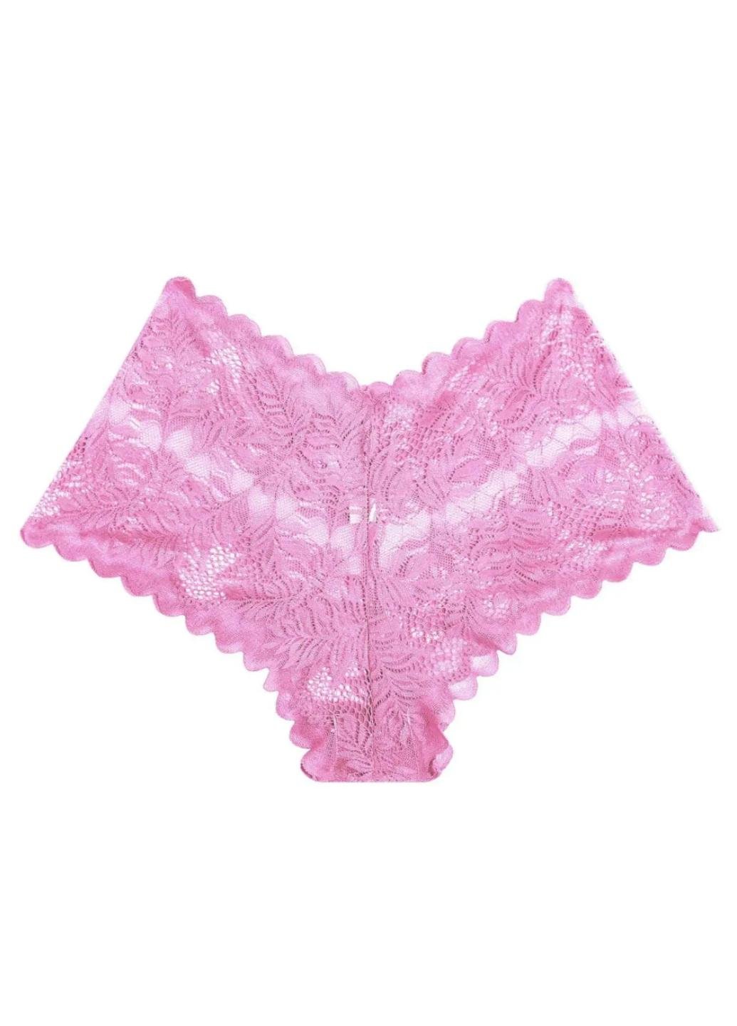 Трусики кружевные женские шортики Perfect Summer XL Розовый (1521-48) - фото 6