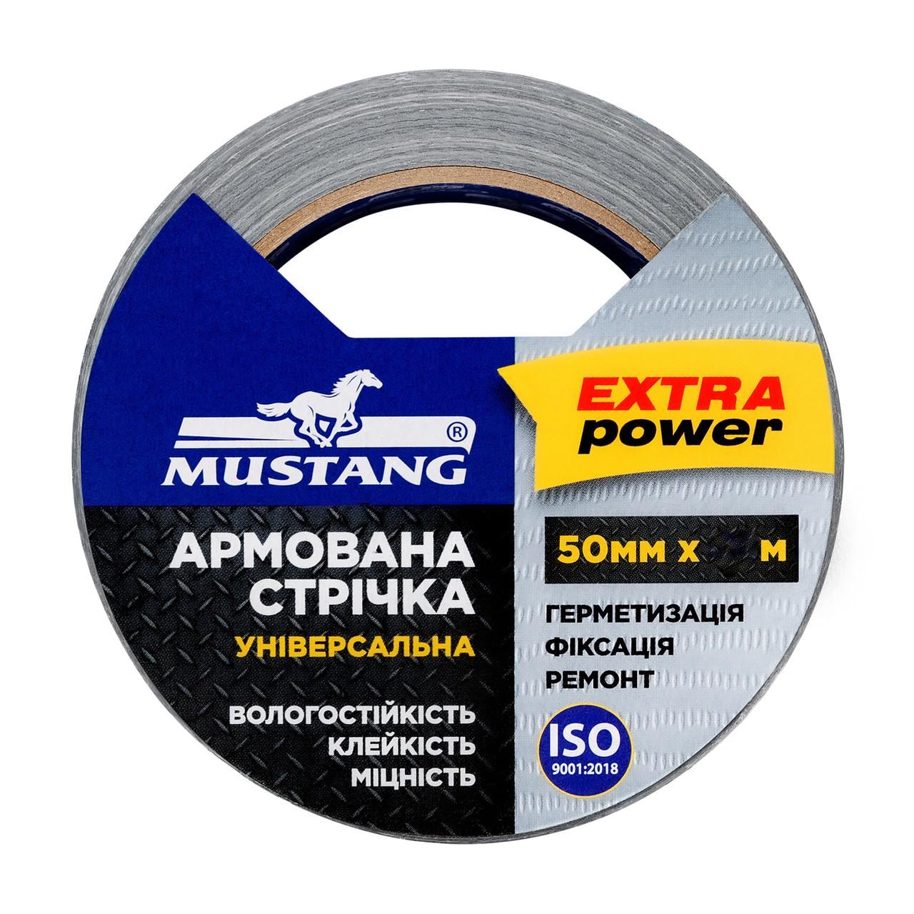 Лента армированная Mustang универсальная 50 мм х 50 м (DT5050)