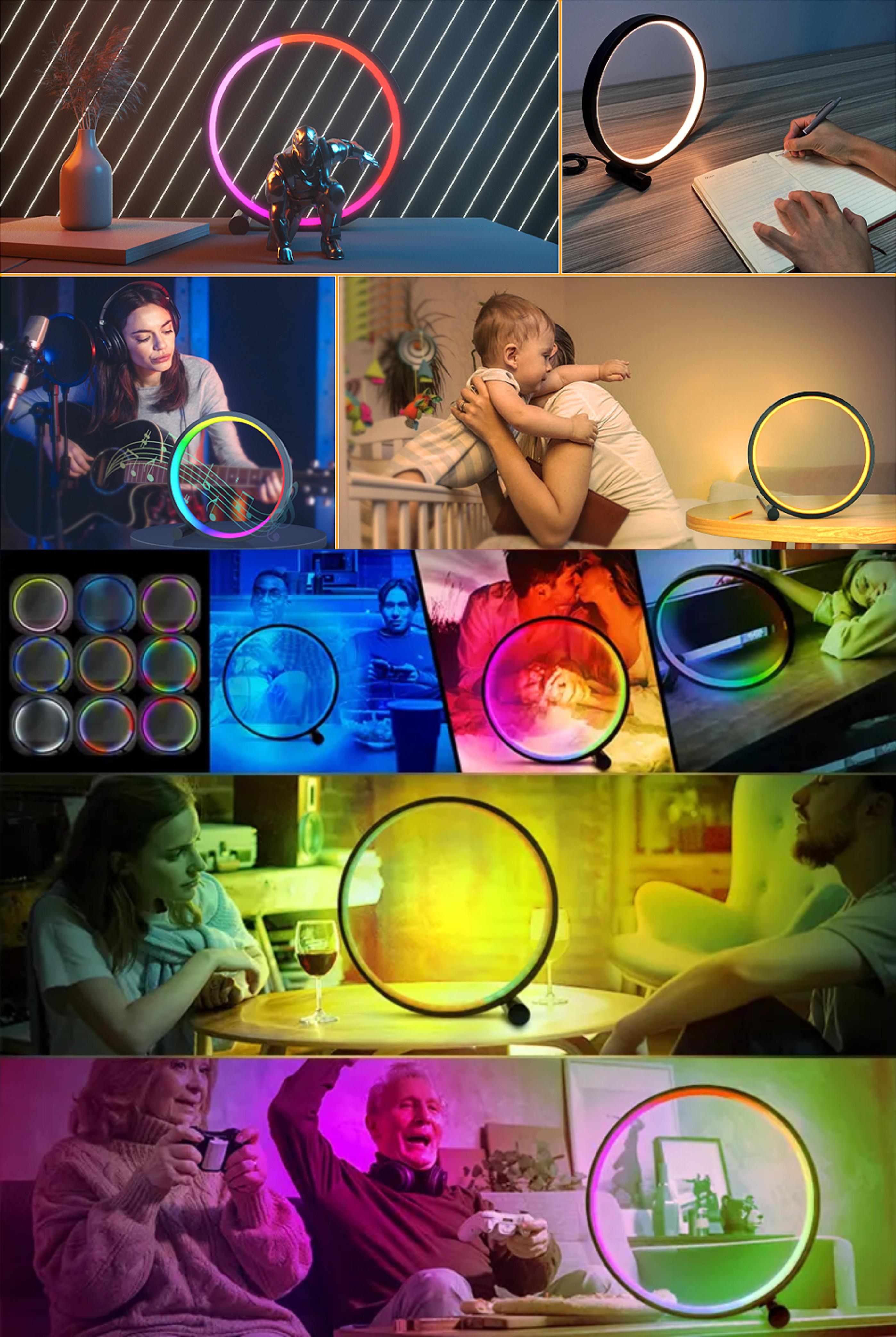 Лампа розумна Tuya Smart LED WiFi/Bluetooth/Alexa/Google RGB 16 мільйонів кольорів Color/White (658914) - фото 4 Лампа розумна Tuya Smart LED WiFi/Bluetooth/Alexa/Google RGB 16 мільйонів кольорів Color/White (658914) - фото 4