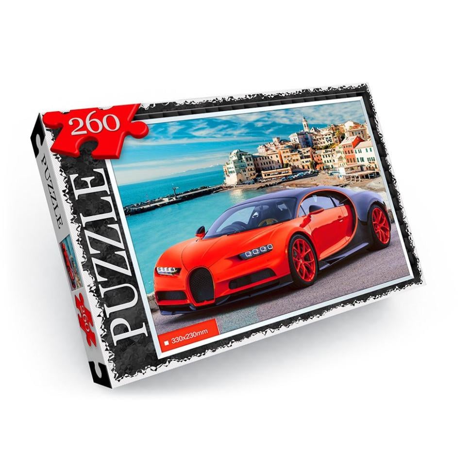Пазлы детские Danko Toys Бугатти 260 эл. Красный (IP-177-P-274)