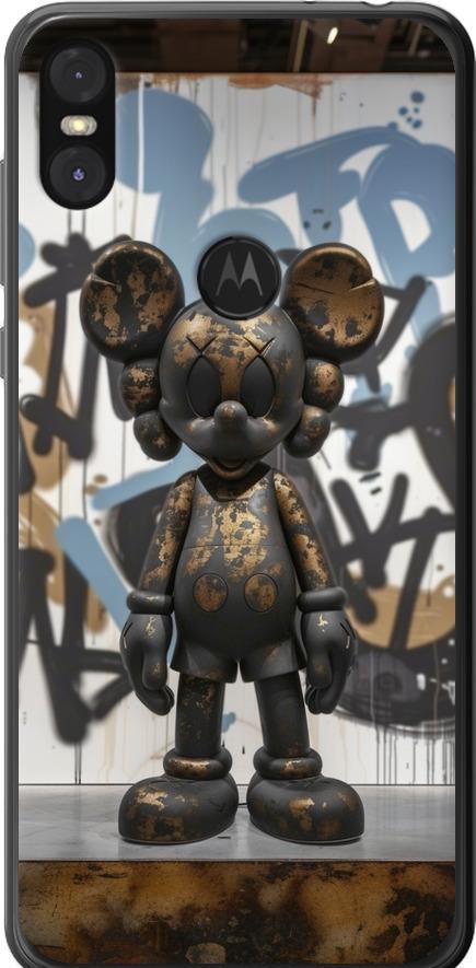 Чехол на Motorola One Bronze kaws v2 (6098u-1589-42517)