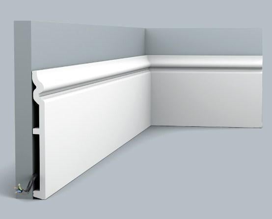 Плинтус напольный гладкий Orac Decor SX206 2000х180х18 мм (3035)
