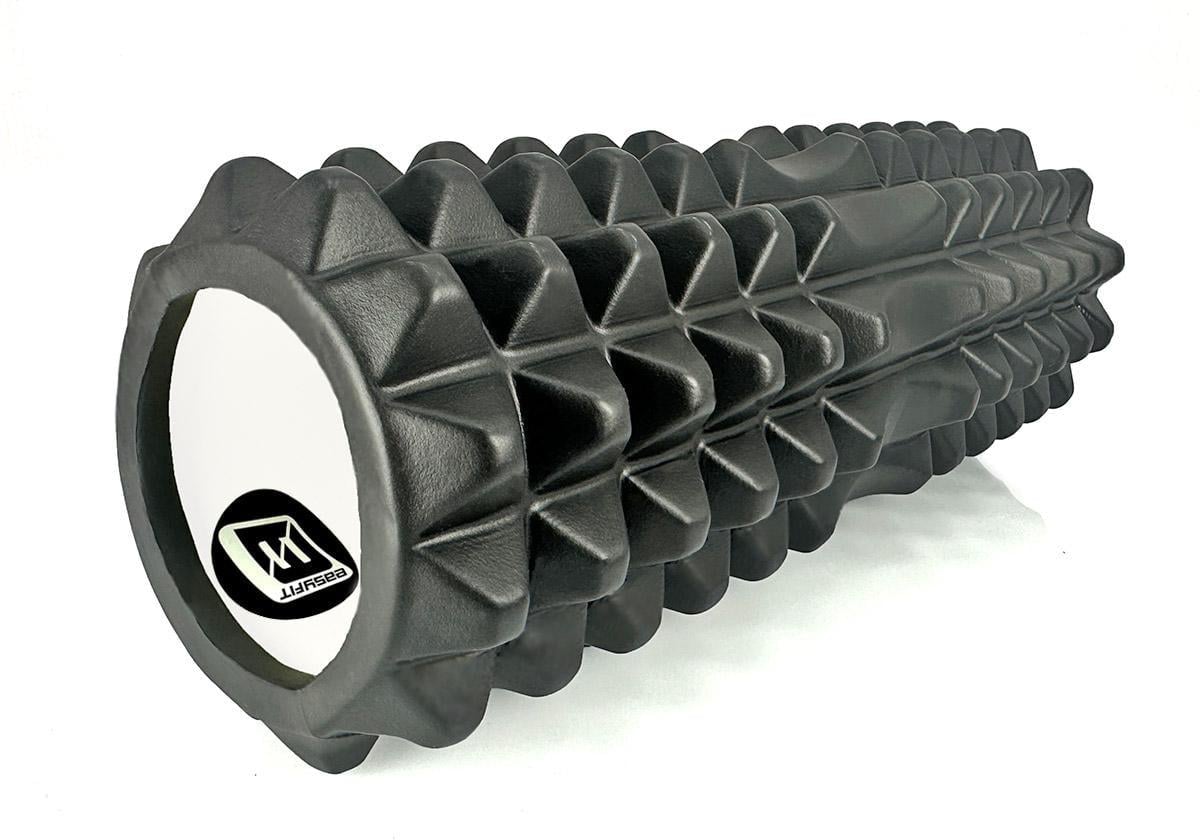 Массажный ролик EasyFit Grid Roller v.1.2 33 см Черный (EF-2022-BK)