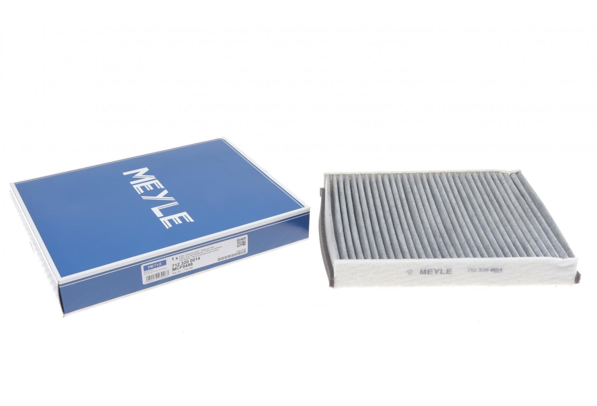 Фільтр салону Meyle для Ford C-Max II/Focus III/Grand C-Max/Kuga II/Connect 1,0/1,5/1,6/2,0 вугільний 10- (712 320 0014)