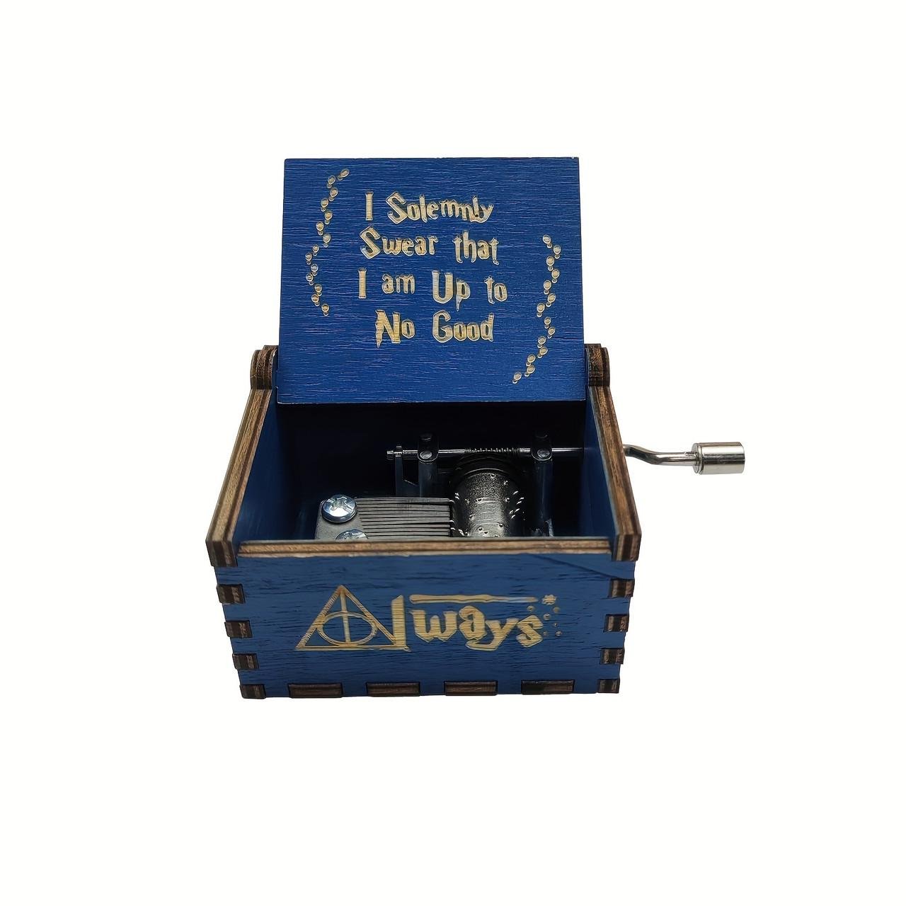 Музыкальная шкатулка Harry Potter Гарри Поттер дерево Синий