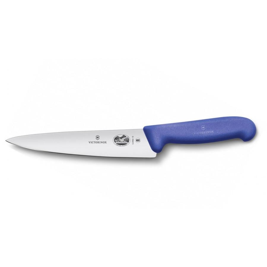 Кухонний ніж Victorinox Vx52002.15 Fibrox Kitchen 284 мм Синій