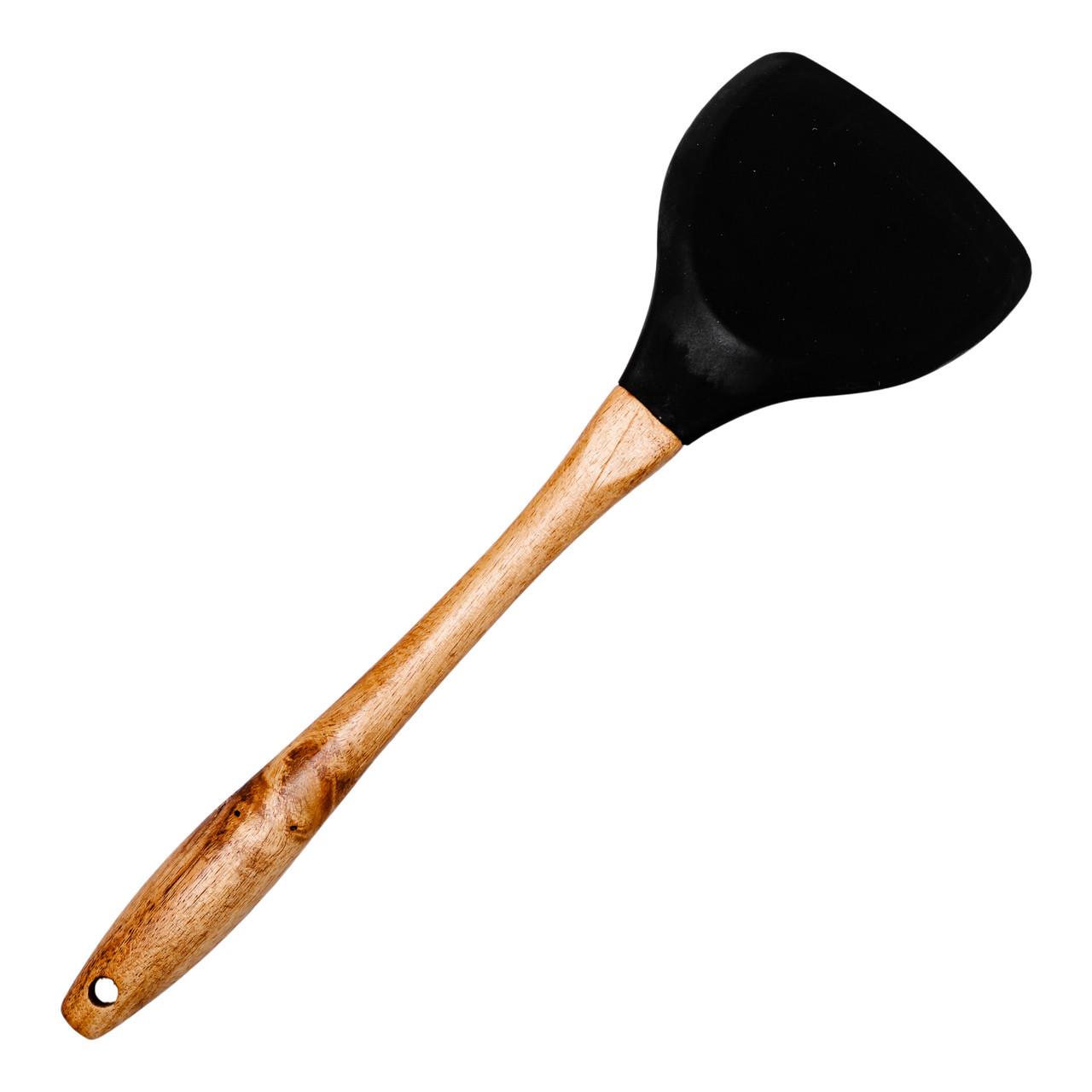 Лопатка силіконова кухонна для сковороди із силікону HP-8-55 33,5 см (A-034723) - фото 3 Лопатка силіконова кухонна для сковороди із силікону HP-8-55 33,5 см (A-034723) - фото 3