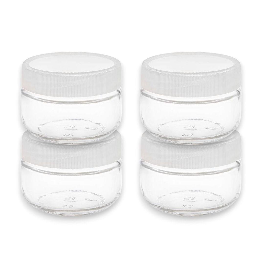 Баночки для специй EverGlass QUARTET стеклянные 4 шт. 100 мл 6,7х6,7х5 см (203801)