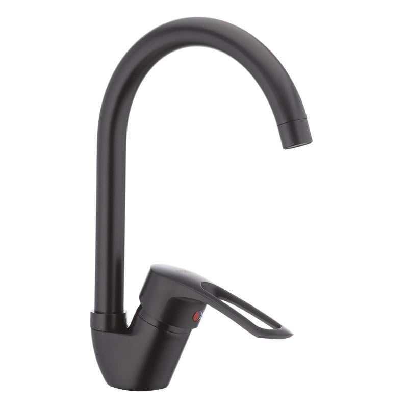 Смеситель для кухни Cron HANSBERG 777-G Черный (CR0791)