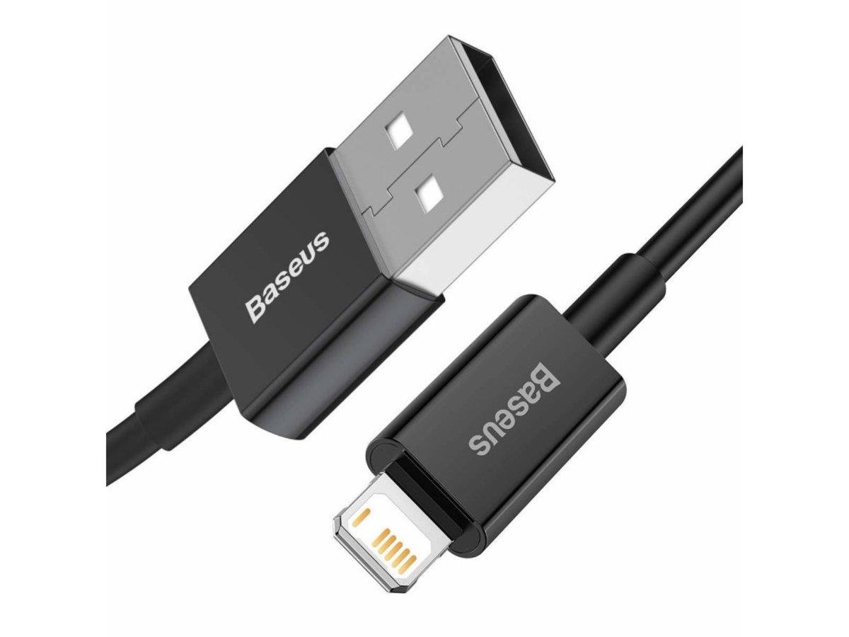 Кабель BASEUS Superior Series USB to iP 2,4A 2 м Black (CALYS-C01)