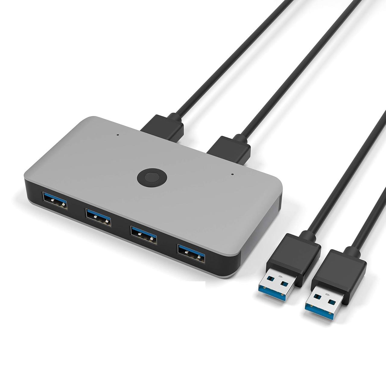 Перемикач USB KVM USB 3.0 KVM для Windows 10 (35236384)