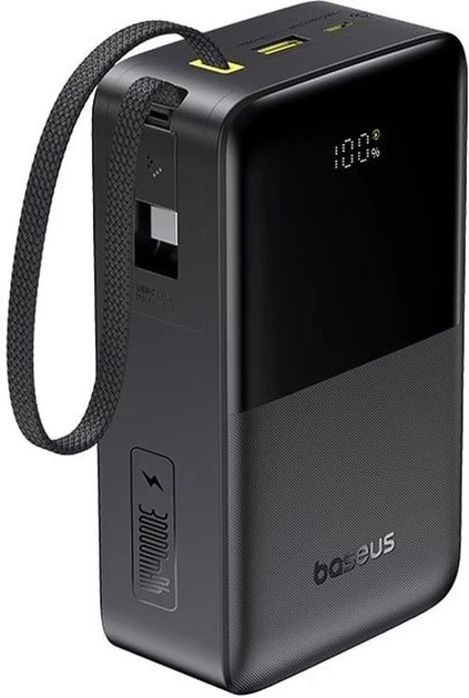 Повербанк Baseus EnerFill FC51 BipoW 2 Pro 30000 mAh 22.5W Cosmic Black (KST-E0028100)