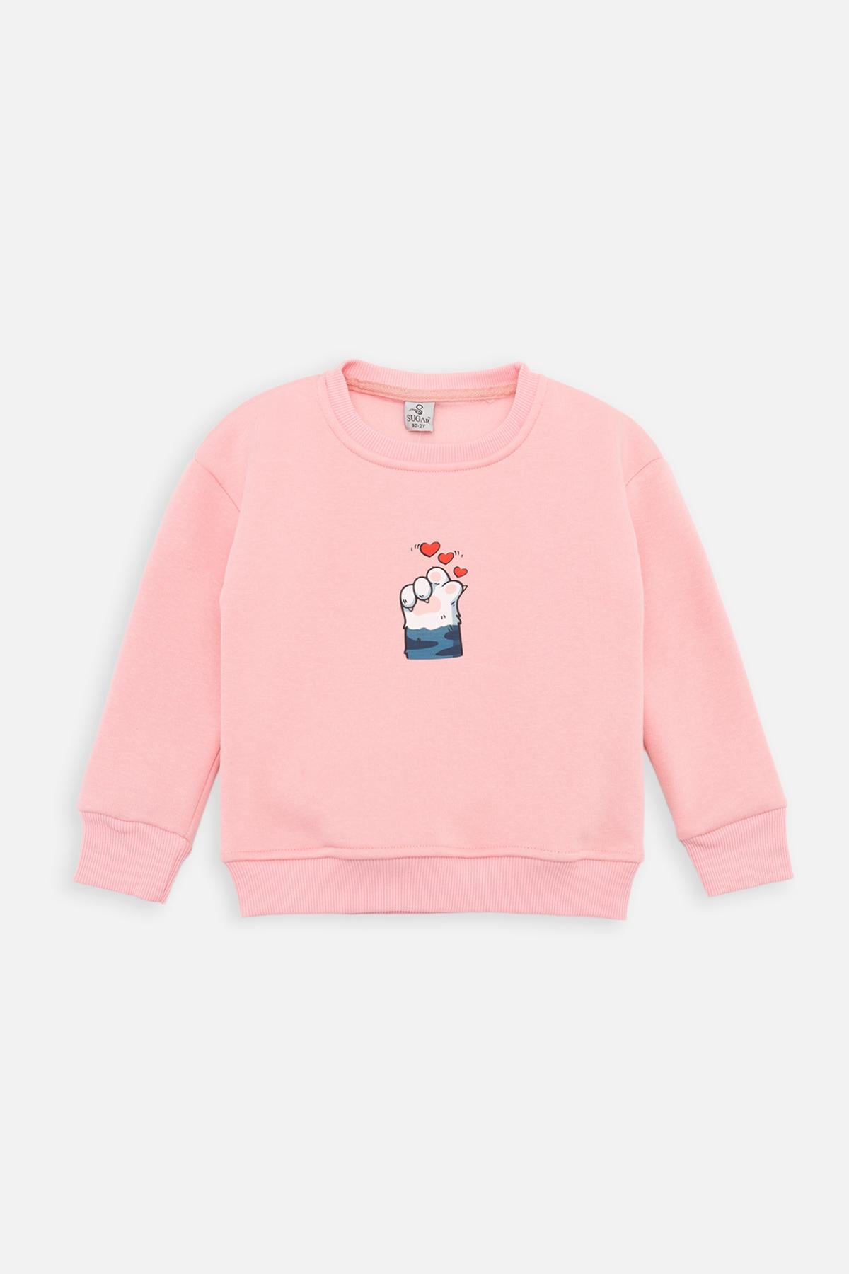 Свитшот для девочки 92 см Светло-розовый (SKT001024473)