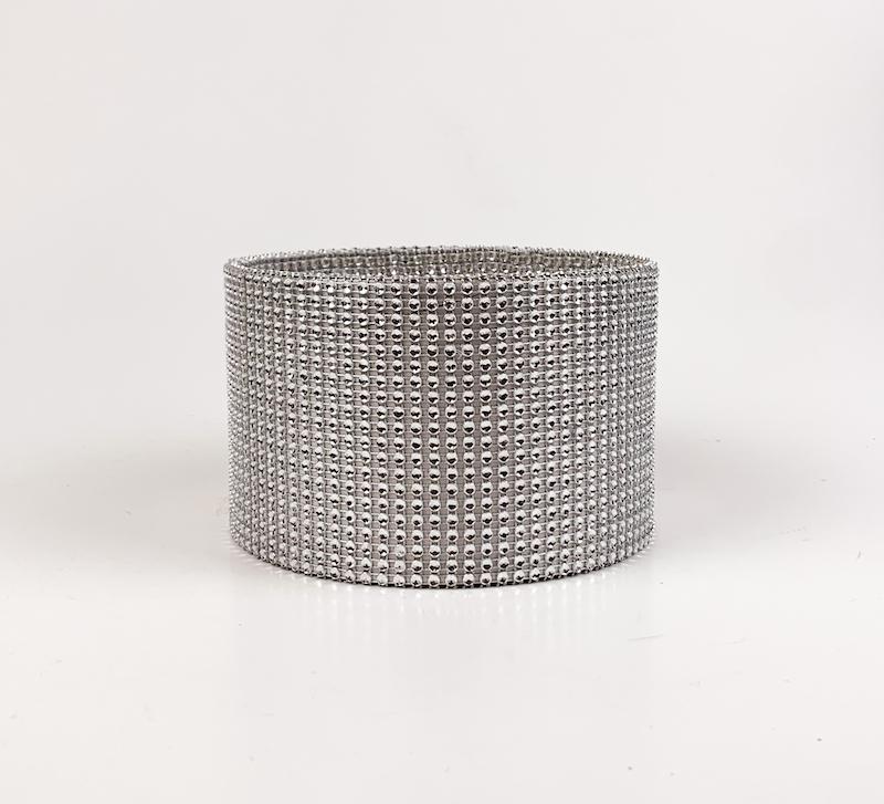 Коробка гламурна 15х10 см Срібний (1391)