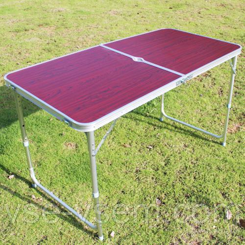 Стол-чемодан раскладной для пикника FT-2107 Коричневый (784775595) - фото 6