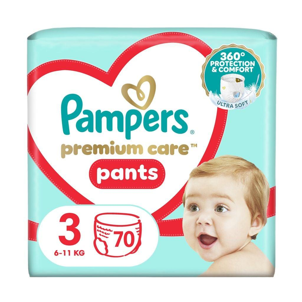 Подгузники-трусики детские Pampers Premium Care Pants р. 3 6-11 кг 70 шт. (PD262574)
