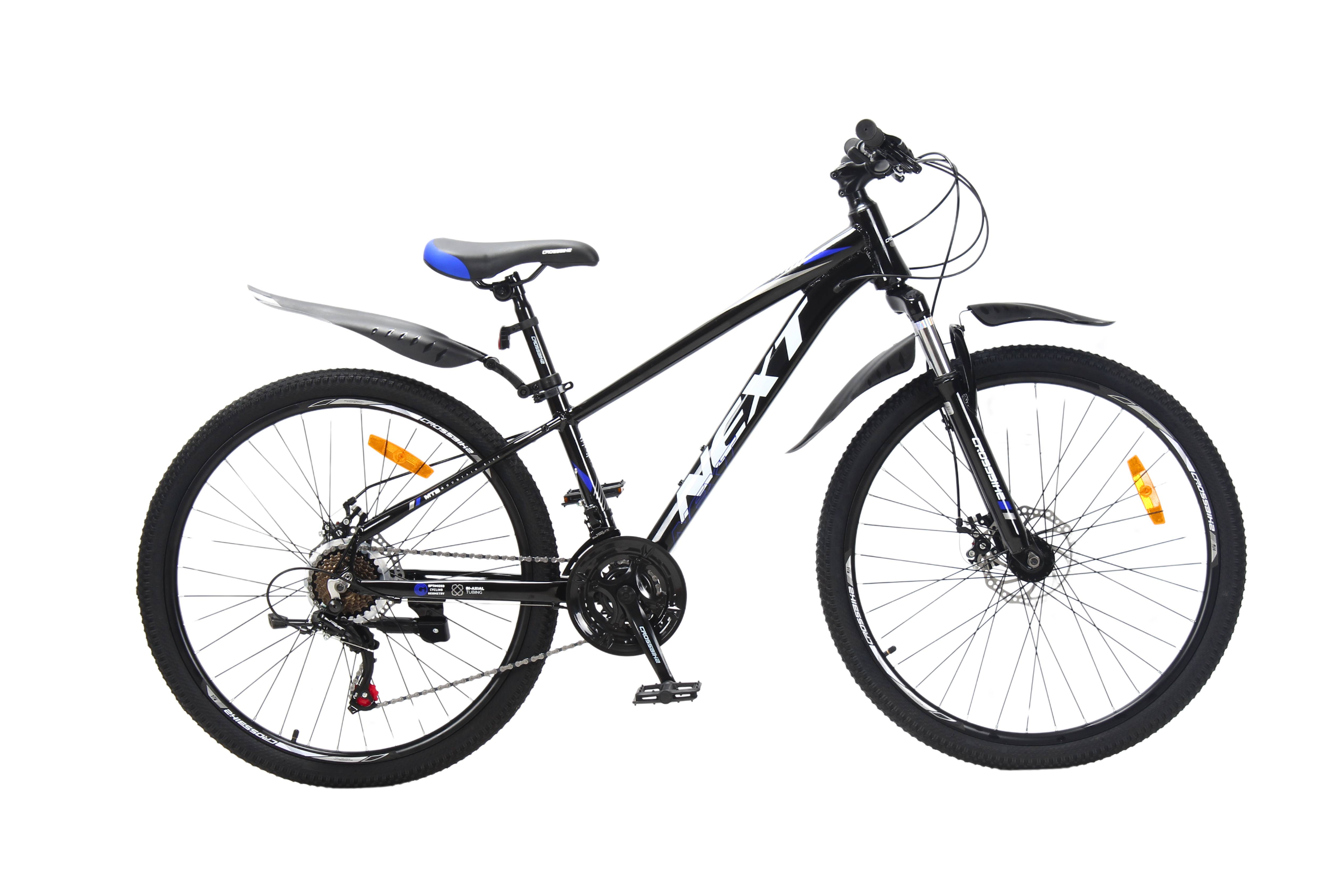 Велосипед Crossbike Next 2025 26" 12" Черно-синий