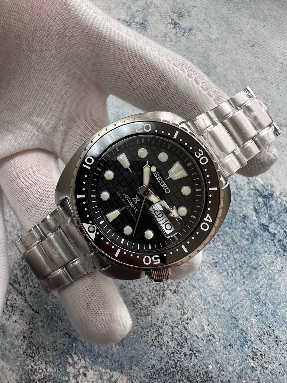 Наручные часы мужские Seiko SRPE03K1 Prospex King Turtle (1445512935) - фото 4 Наручные часы мужские Seiko SRPE03K1 Prospex King Turtle (1445512935) - фото 4