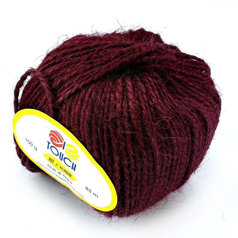 Пряжа Jut I Touch 9 Бордо (5990)