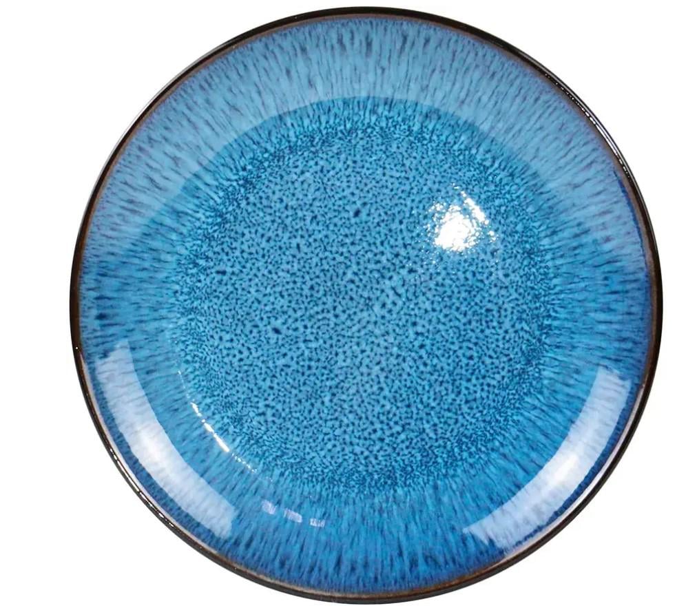 Тарелка Krauff Lucerne Blue Ocean 20,8 см (3f04612c)