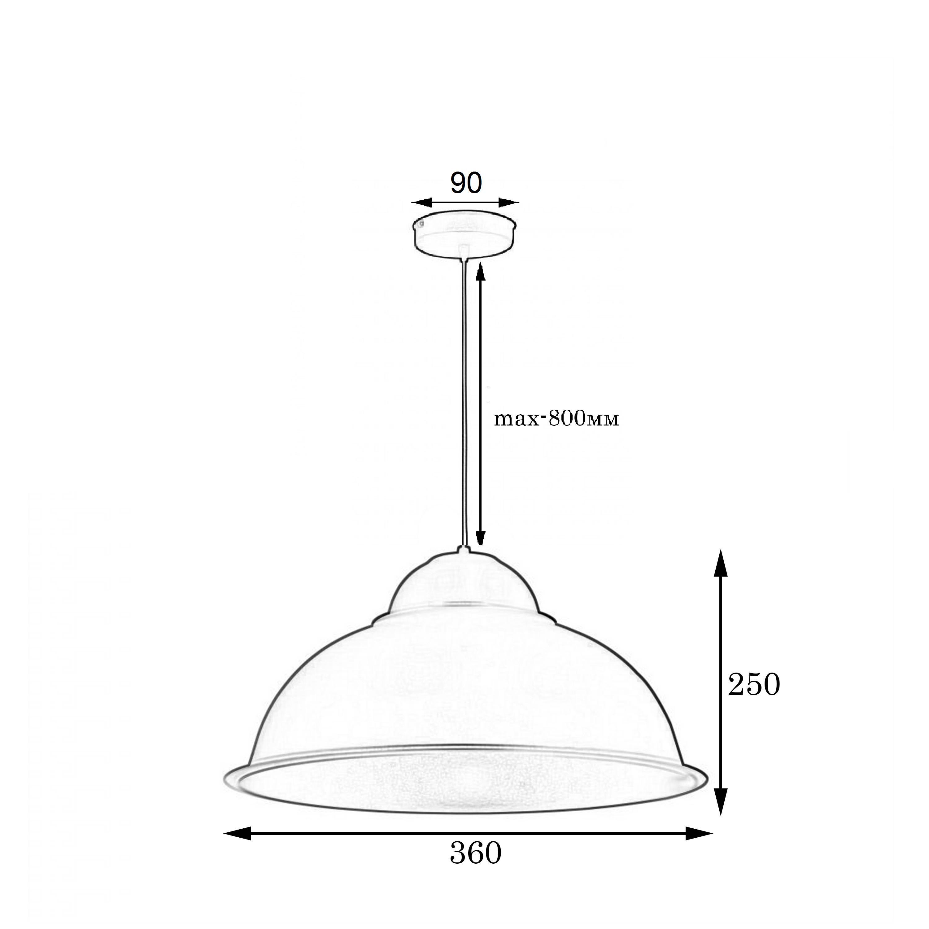 Подвесной светильник MSK Electric СП 3614 WH/CR (597872) - фото 2 Подвесной светильник MSK Electric СП 3614 WH/CR (597872) - фото 2