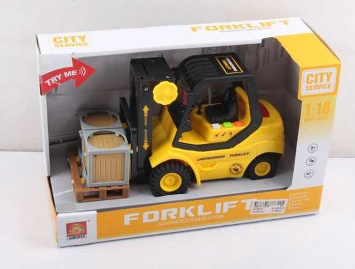 Машинка дитяча інерційна Спецтехніка Вилковий навантажувач (WY 691 A) - фото 2 Машинка дитяча інерційна Спецтехніка Вилковий навантажувач (WY 691 A) - фото 2