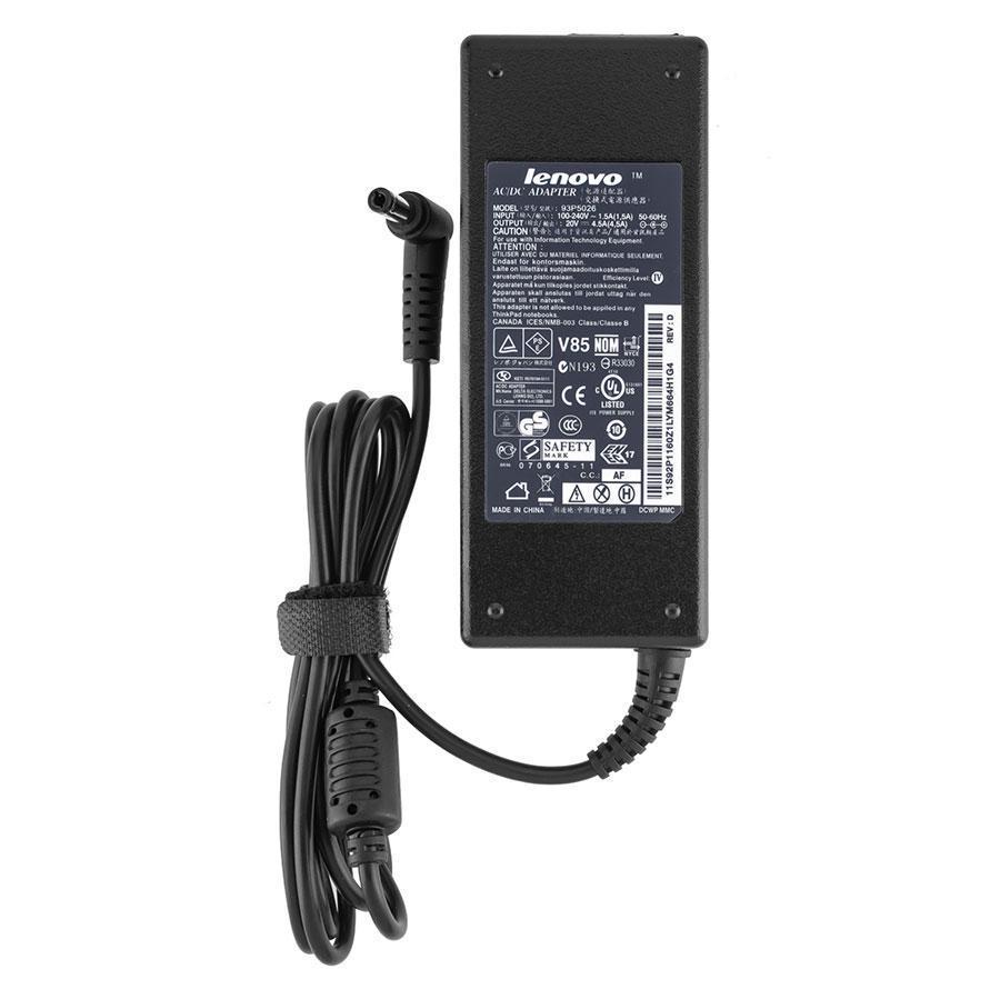 Блок питания для ноутбука Lenovo 20V 4,5A 90W 3 hole L-образный разъем без кабеля 5,5х2,5 мм Black (216845)