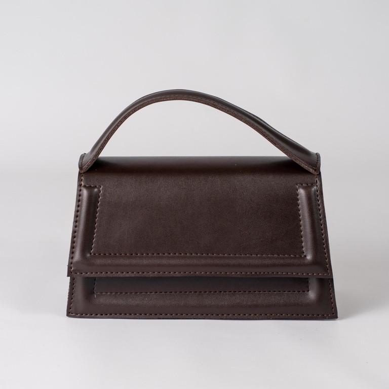 Сумка жіноча крос-боді з гладкого екошкіри XENIA № 17-24 Шоколад - фото 1 Сумка жіноча крос-боді з гладкого екошкіри XENIA № 17-24 Шоколад - фото 1