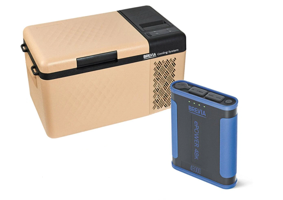 Автомобильный холодильник Brevia и портативная зарядная станция ePower 19 л 48 Ah (22170)