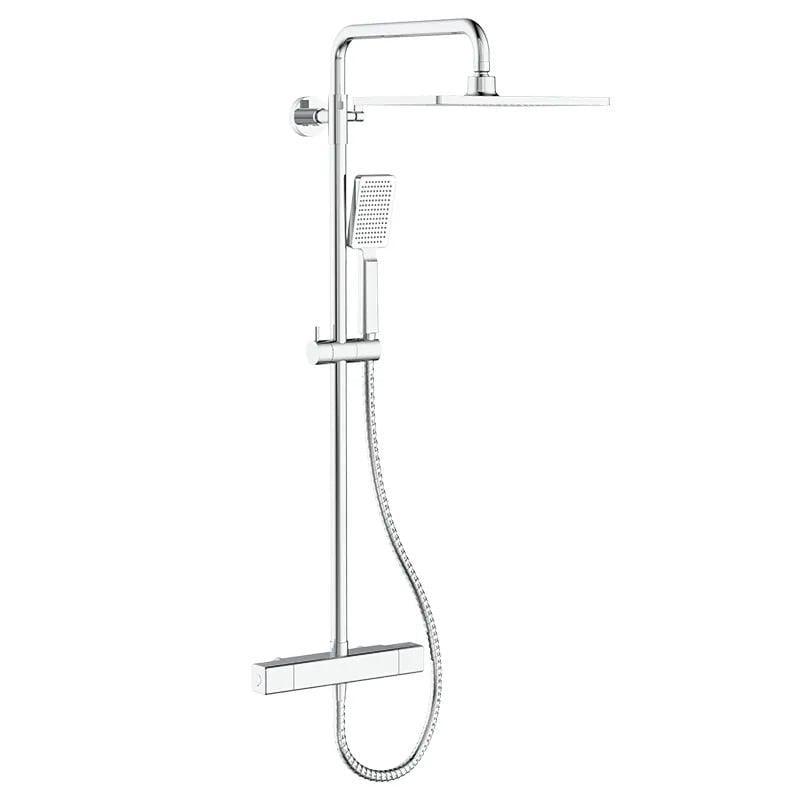 Душевая колонна KOER KB-53011-01 с термостатическим смесителем Хром (KR4722)
