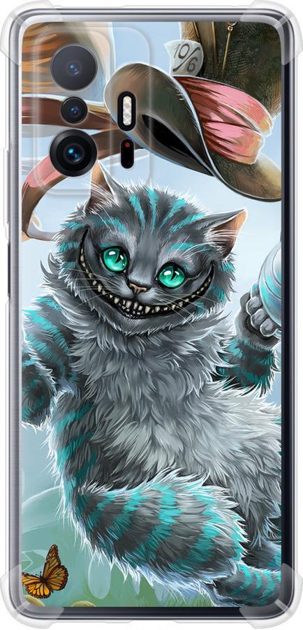 Чехол на Xiaomi 11T Pro Чеширский кот 2 (3993sp-2552-42517)