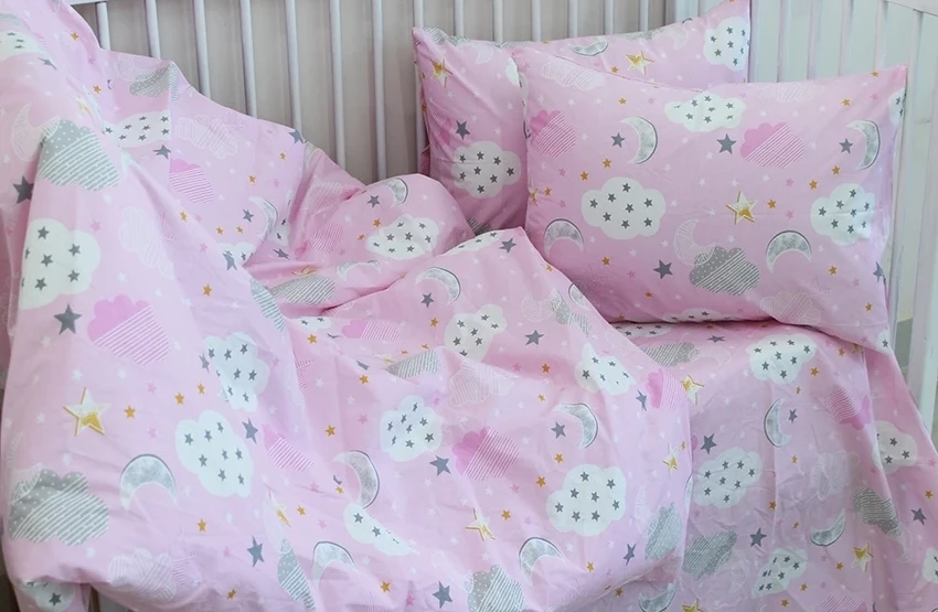 Комлпект постільної білизни у ліжечко TAG Tekstil Хмарка (11818) Комлпект постільної білизни у ліжечко TAG Tekstil Хмарка (11818)