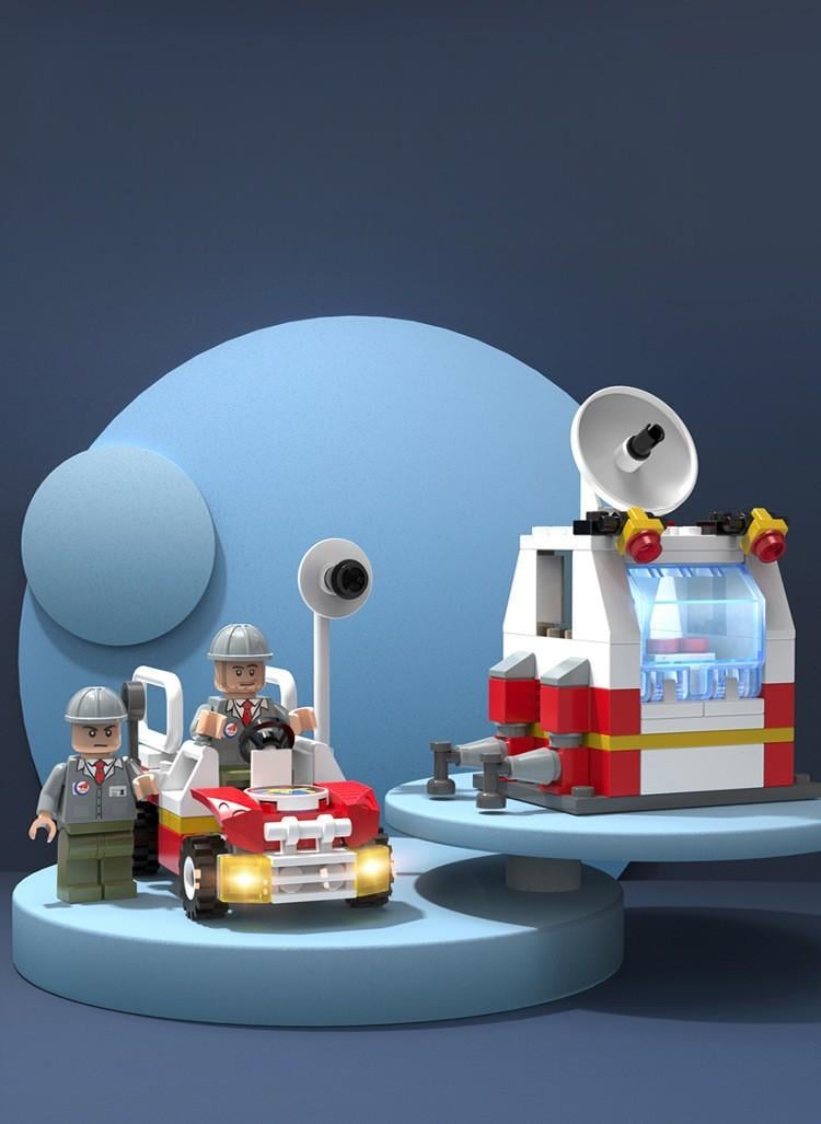 Конструктор дитячий GUDI космічнийшатл та ракета з 679 дет. - фото 3 Конструктор дитячий GUDI космічнийшатл та ракета з 679 дет. - фото 3