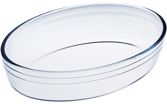 Форма для запікання Bergner San Ignacio Mediterraneo скляна 26x18x6 см овальна (BGEU-1591)