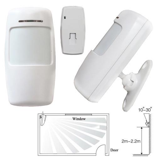 Датчик руху ІЧ PIR бездротовий 433 МГц для GSM сигналізації тип B 2xAA White (284570) - фото 2 Датчик руху ІЧ PIR бездротовий 433 МГц для GSM сигналізації тип B 2xAA White (284570) - фото 2