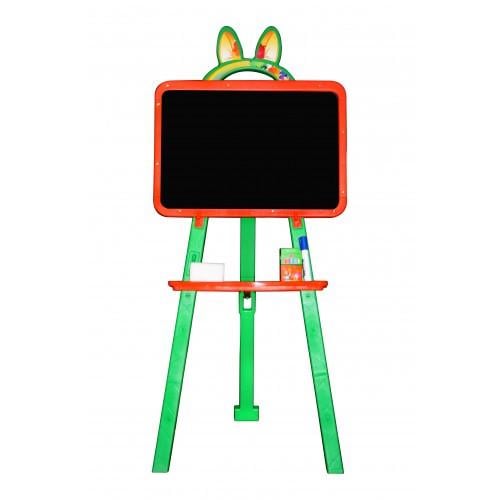 Мольберт-доска детский для рисования Doloni 013777/1 на ножках магнитный из пластика 117х47х33 см Красно-зеленый (150-7-013777/1.1)