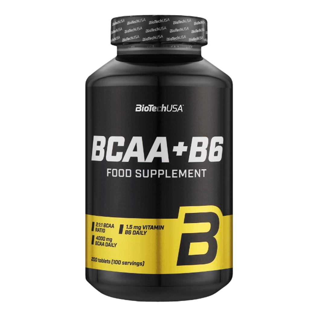 Амінокислоти BioTech USA BCAA + B6 200 табл. (03176-01)