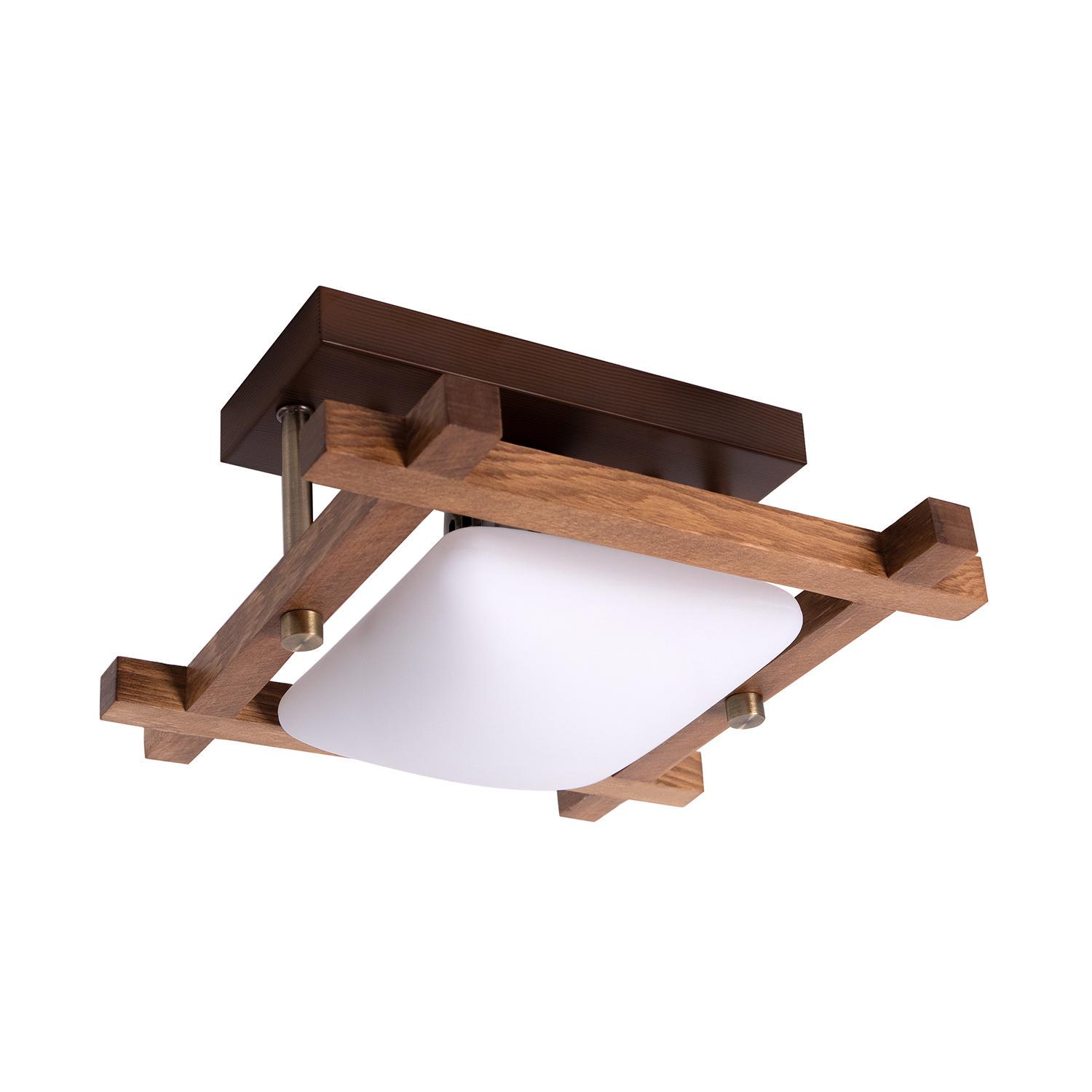 Светильник Altalusse INL-3092C-01Е27 1х40 Вт Antique brass/Walnut (6712188)