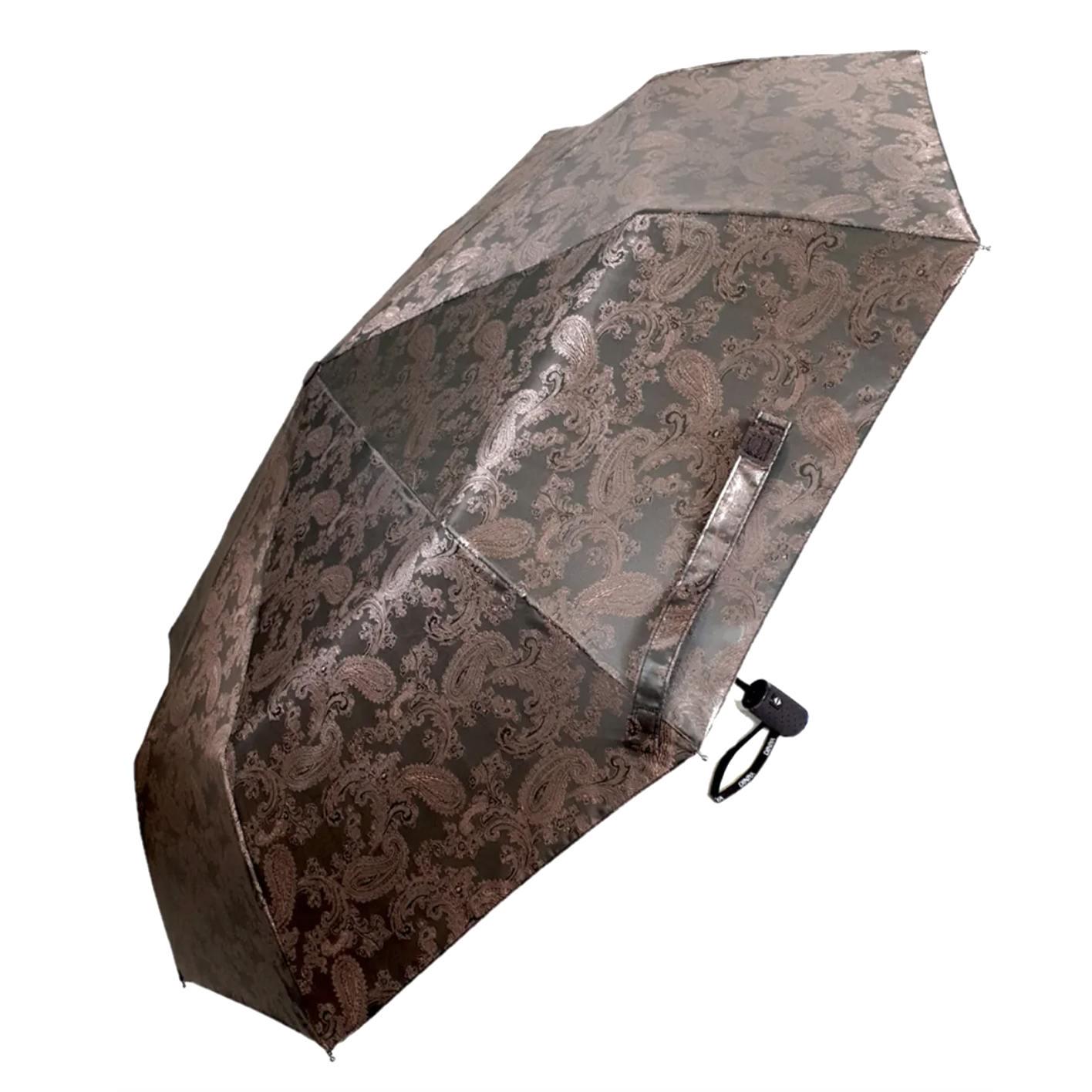 Зонт Lantana женский автомат складной жаккард Коричневый (58135)