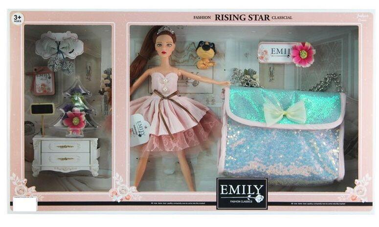 Лялька QJ 096/12 з аксесуарами та сумочкою для дівчинки 30 см (25597770)