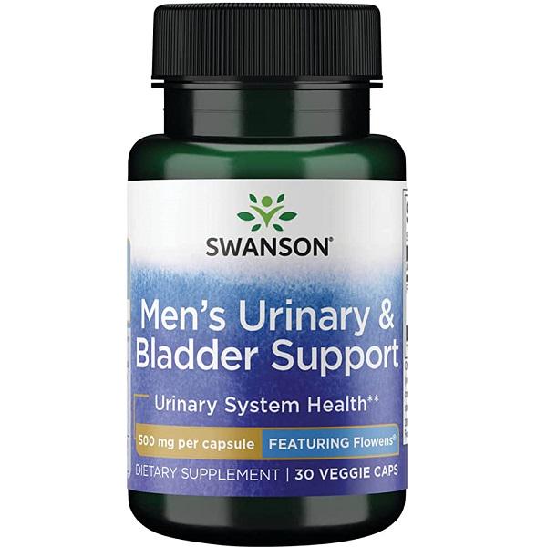 Урологический препарат Swanson Mens Urinary Bladder Support 500 мг 30 Veg Caps