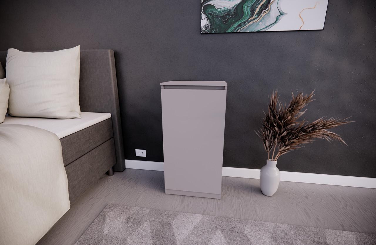 Тумба приліжкова MEBEX 50х40х100 см Сірий світлий (VS4D500LG)