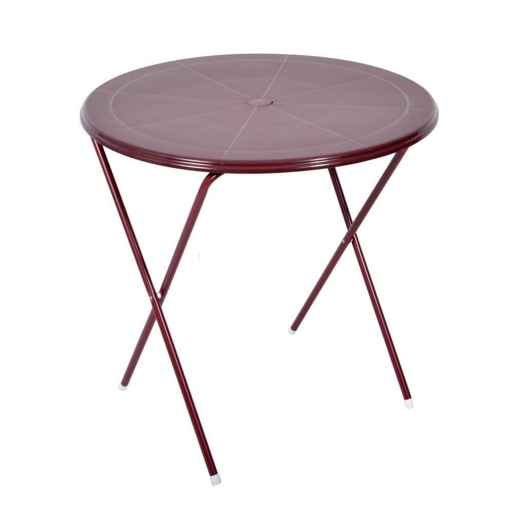Стол садовый Topaz 65 см Бордовый (11158963)