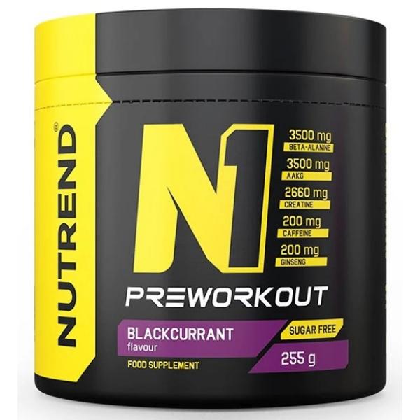 Комплекс для тренировки Nutrend N1 Preworkout 255 г 30 порций Black Currant (000025945)