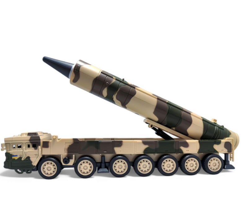 Модель межконтинентальной баллистической ракеты пластиковая Dōngfēng-31 1:80 25 см (DF-31)