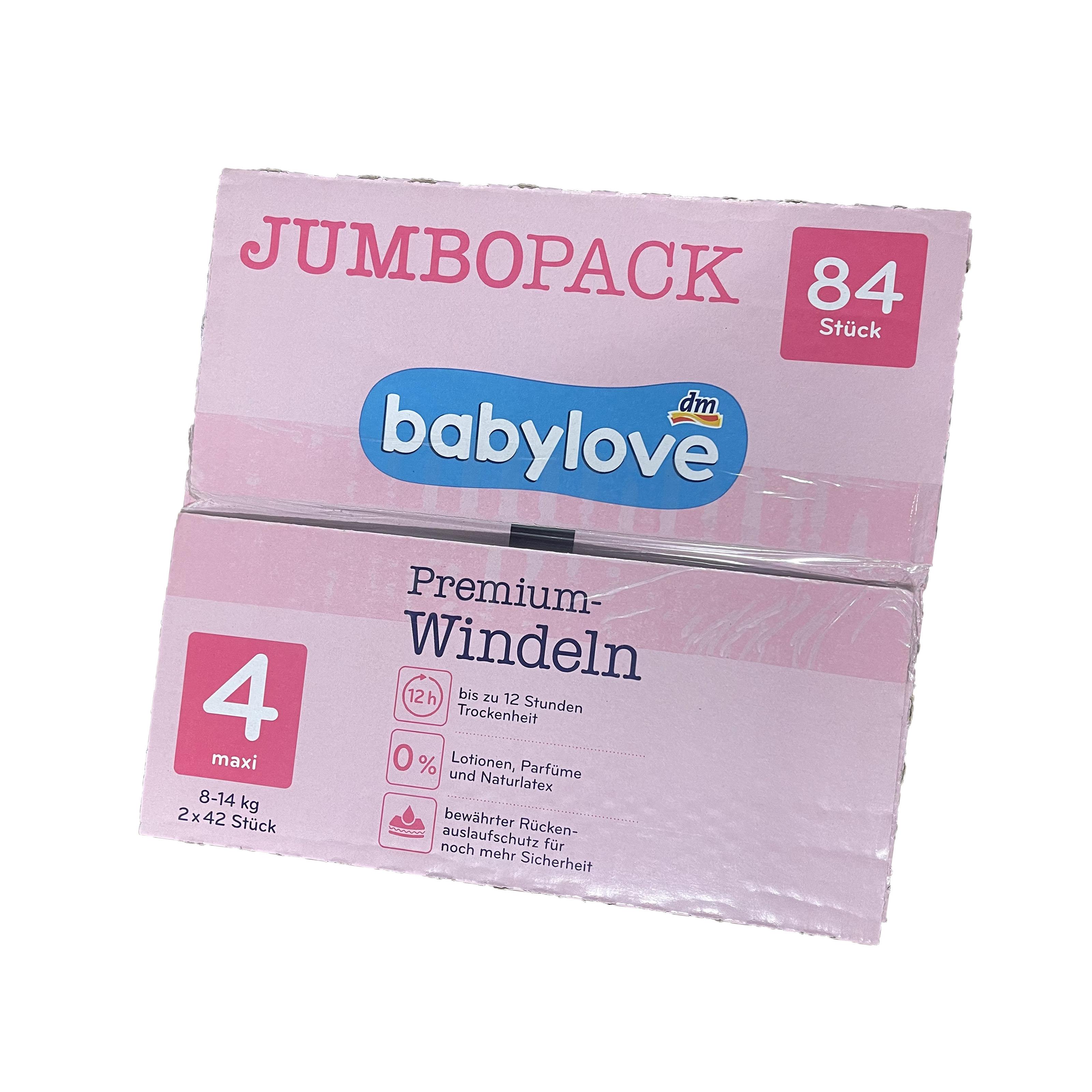 Підгузники Babylove Premium Jumbo Pack 4 Maxi 8-14 кг 84 шт. (11009964) - фото 2