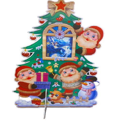 Декор новорічний New Year Stenson R90803 85x53 см (609925)