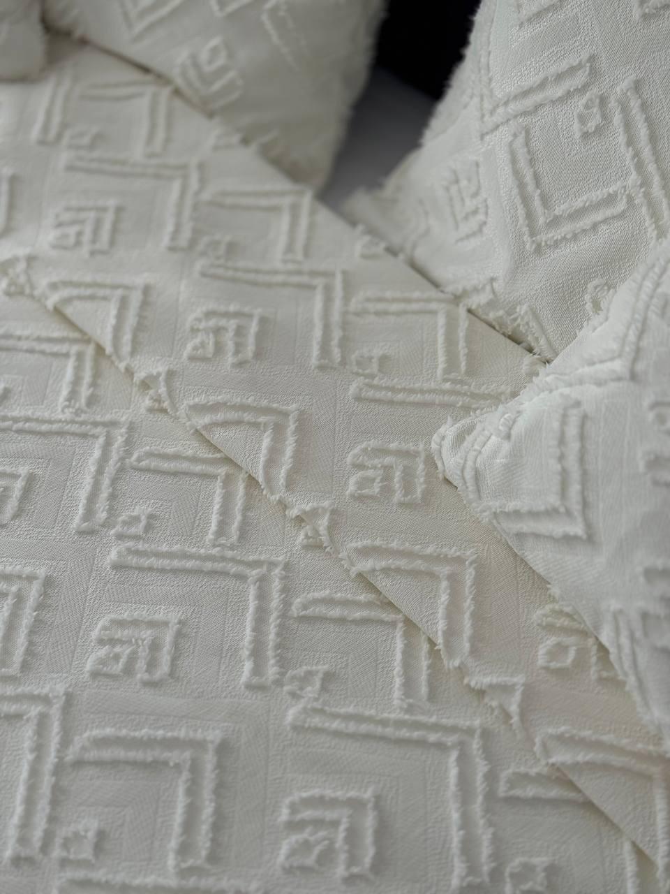 Покривало Бйорк 140x250 см Молочний (23743-2-140х250cm) - фото 15 Покривало Бйорк 140x250 см Молочний (23743-2-140х250cm) - фото 15