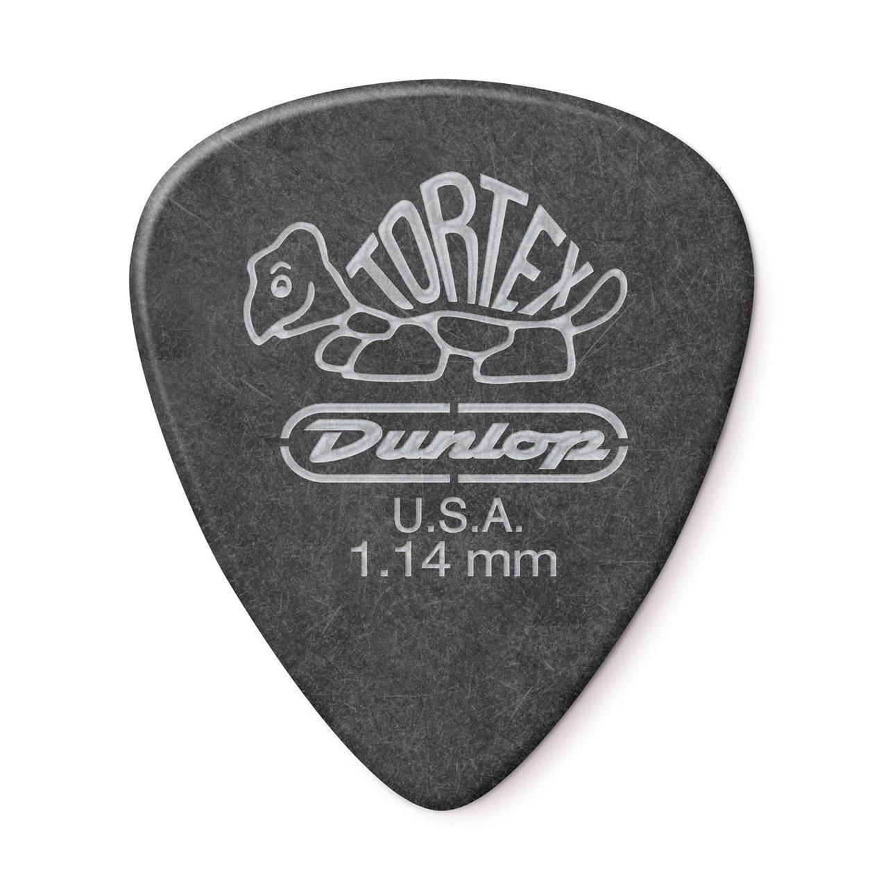 Медиатор Dunlop 488P1.14 Tortex Pitch Black Standard 1,14 мм 12 шт. (116421)
