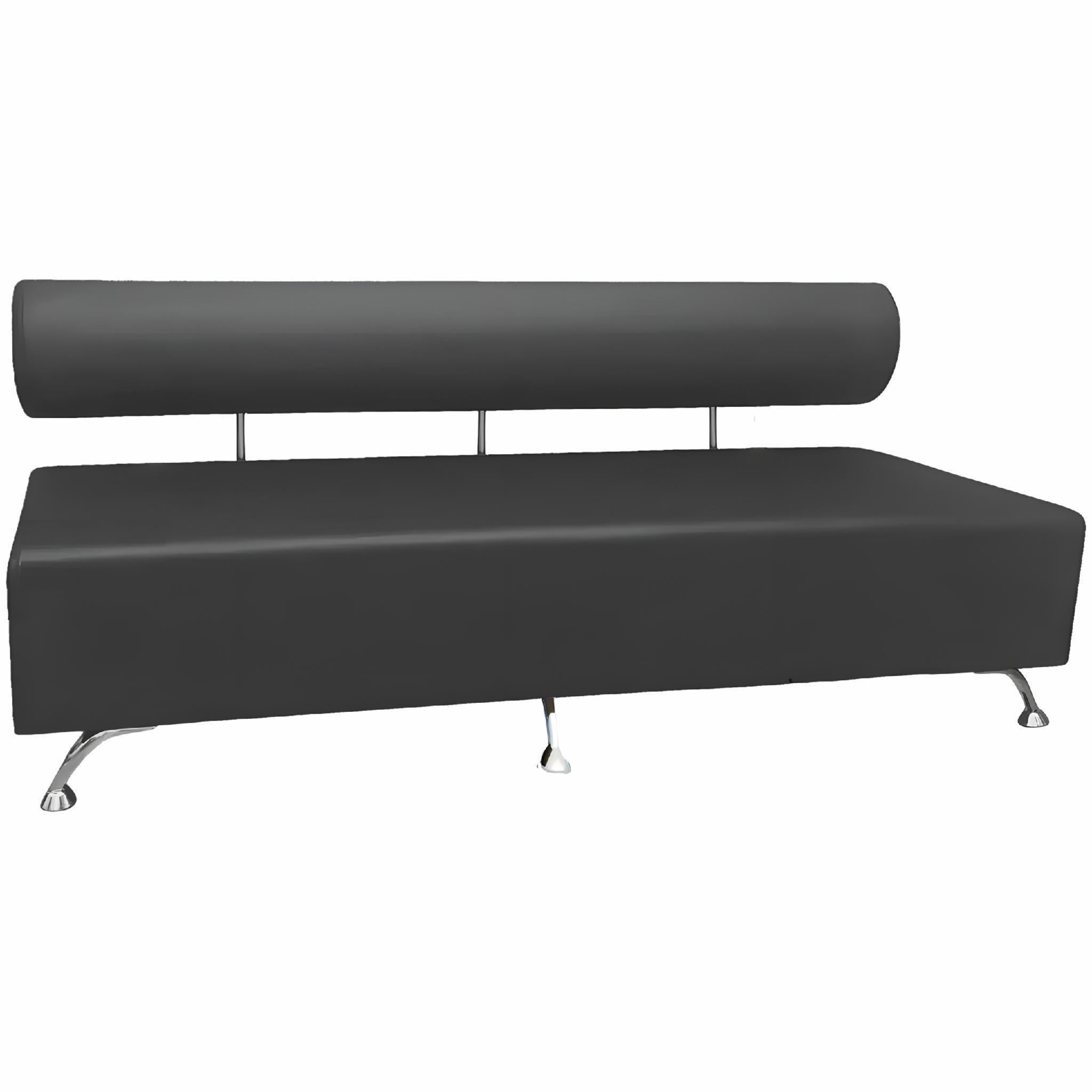 Диван офисный AVVS для ожидания/приемной 180 см с ножками 12 см Темно-серый Диван офисный AVVS для ожидания/приемной 180 см с ножками 12 см Темно-серый